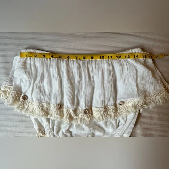 Ocean Drive Clothing Co.•mini tube dress•large•100% rayon•fringe/tassel/mirror - Picture 4 of 16